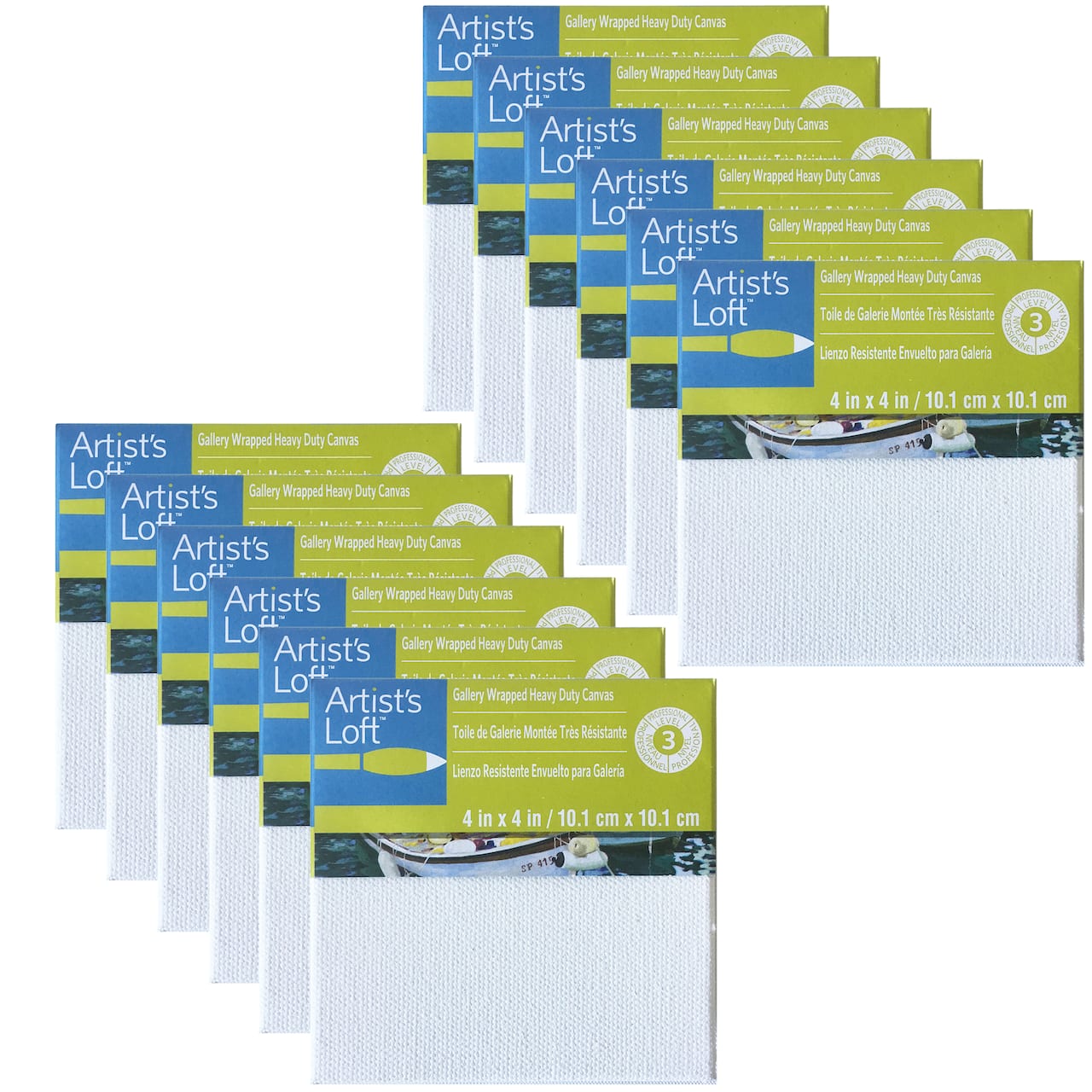 12 Pack: Level 3 Gallery Wrapped Heavy Duty Canvas by Artist's Loft®